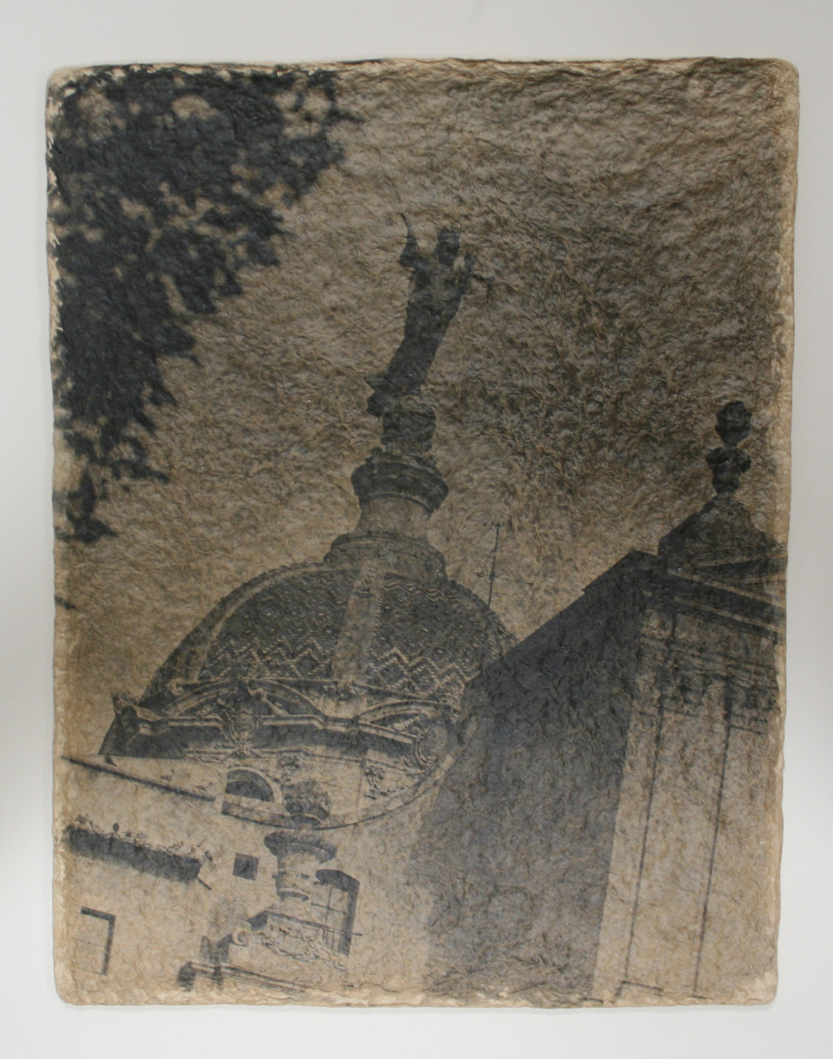 《Untitled　＃４　フィレンツェ・イタリア》写真、手漉き和紙 / 68×53cm